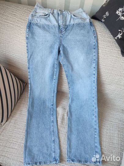 Джинсы Lime Bootcut двухцветные