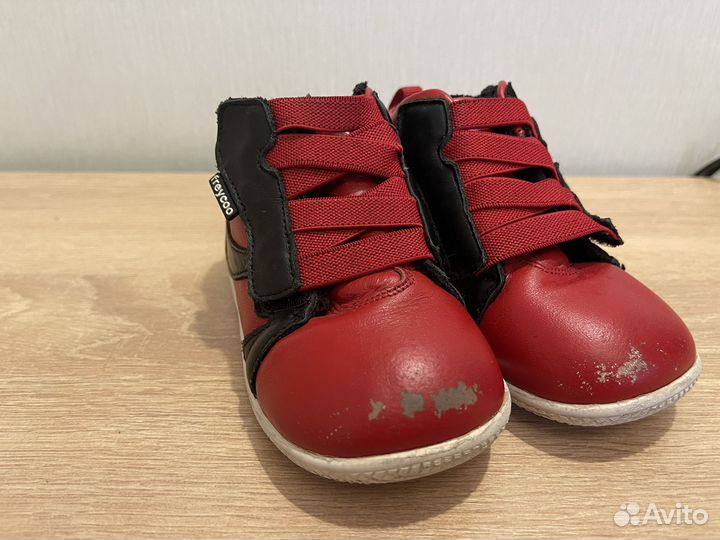 Ботинки кожа утепленные детские с мехом внутри