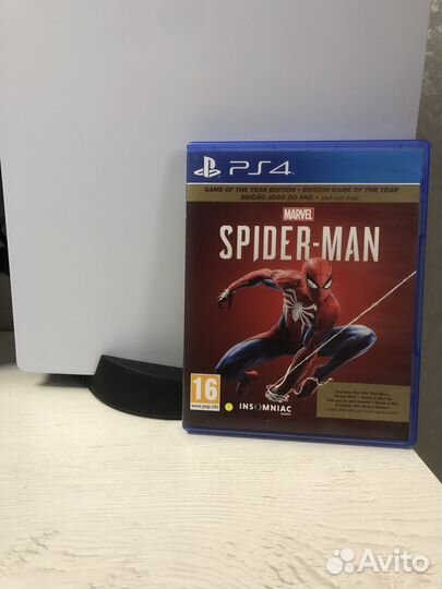 Spider Man диск на ps4