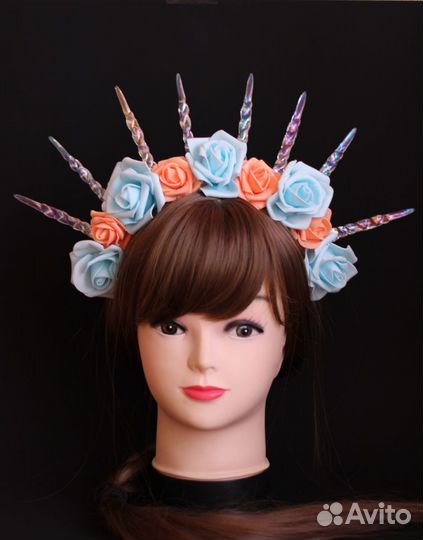 Ободок новогодний, венок, корона, для фотосессии