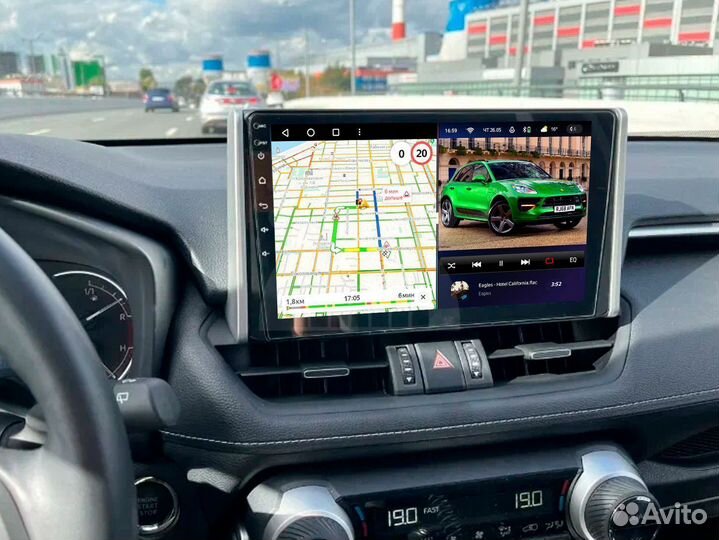 Магнитола android 3.32 Toyota RAV-4 2019+