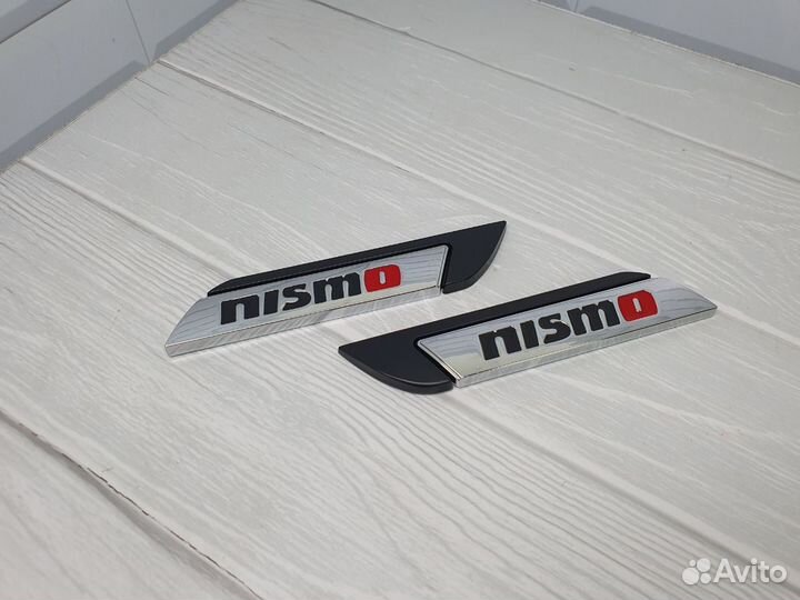 Эмблемы хромированные шильдики Nismo