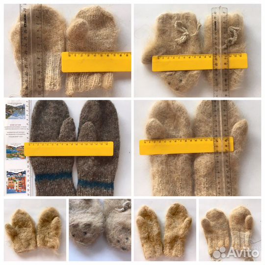 Варежки и носки из собачьей шерсти