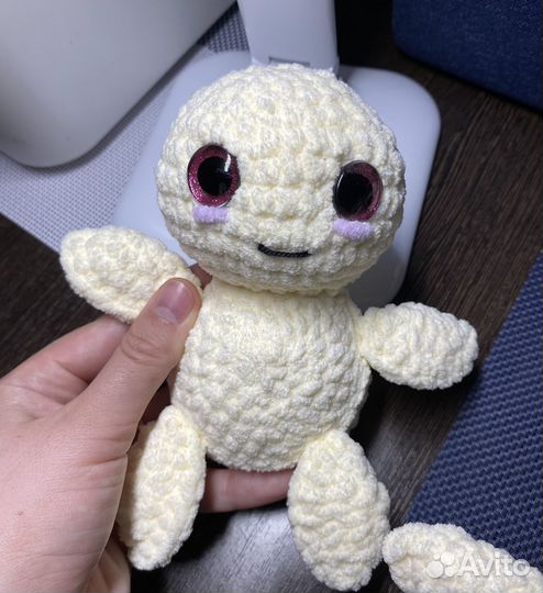 Плюшевая игрушка ручной работы амигуруми черепашка