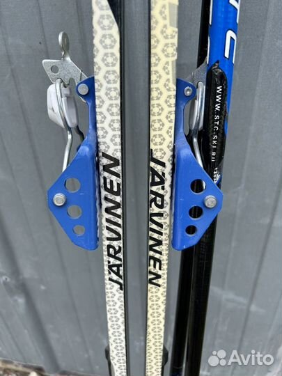 Лыжи беговые 170 см, палки 120 см (2 комплекта)