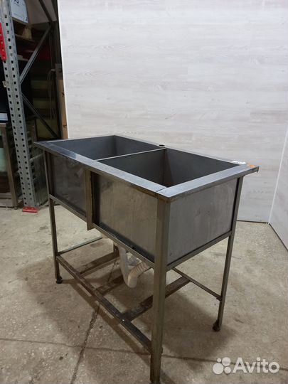 Ванна моечная 2-х секционная