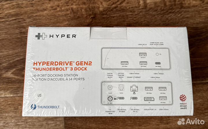 Док станция HyperDrive GEN2 14-in-1 Thunderbolt 3