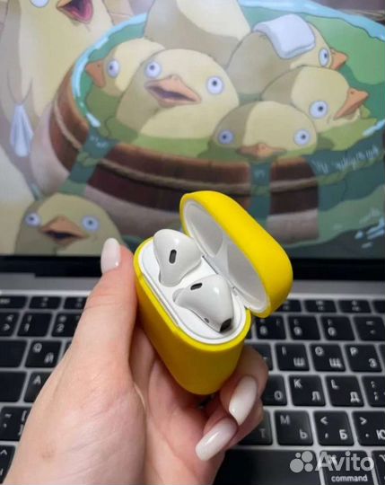 Беспроводные наушники airpods 2