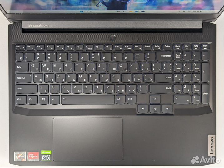 Игровой Lenovo IdeaPad ryzen5 5600H RTX 3050