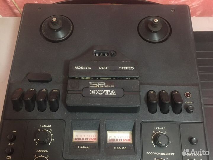 Катушечный магнитофон нота 203 1