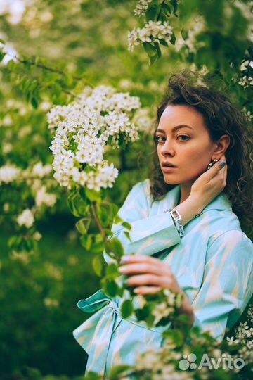 Женский брючный костюм. Пижама из иката