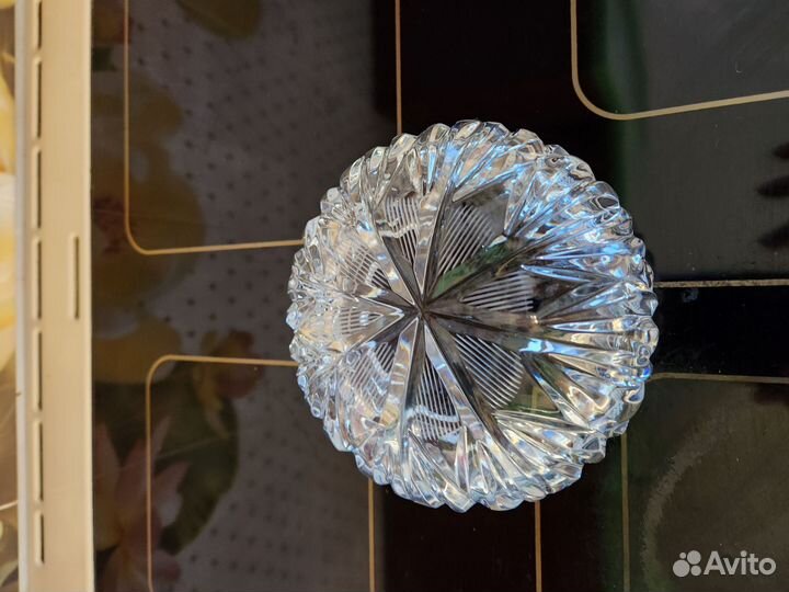 Хрустальная конфетница СССР