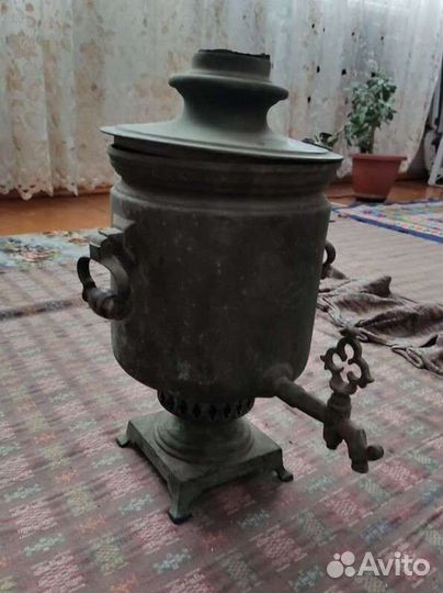 Самовар на дровах старинный