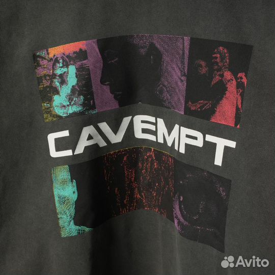 Лонгслив CavEmpt Темно-серый