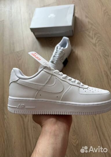 Кроссовки Nike AIR force 1 белые