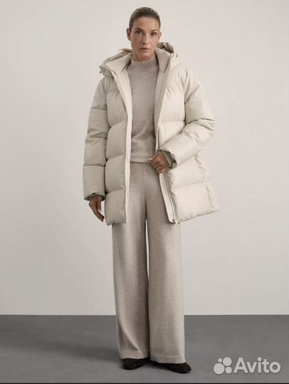 Zarina кожаная куртка зимняя