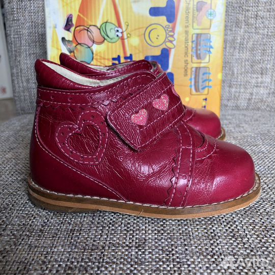 Полуботинки на девочку 22 размер