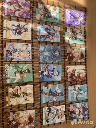 Карточки из геншина