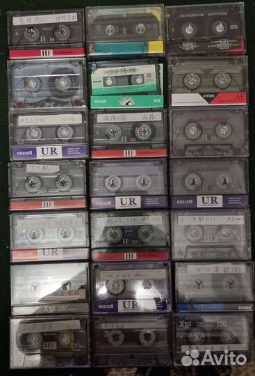 Аудиокассеты TDK, sony, maxell Япония