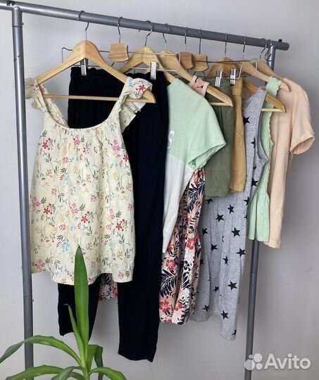 Летние вещи пакетом девочке 158/164 hm zara