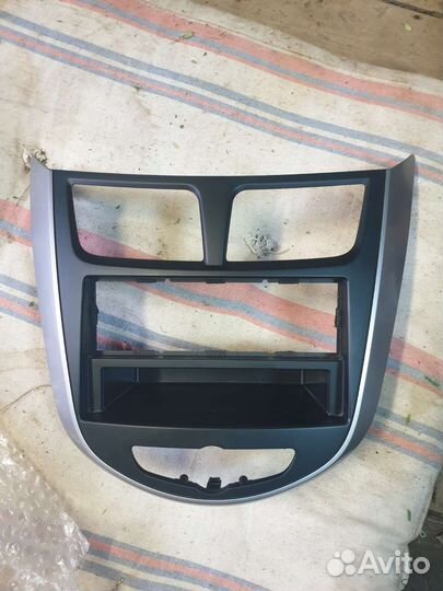 Рамка для 1 din магнитолы solaris