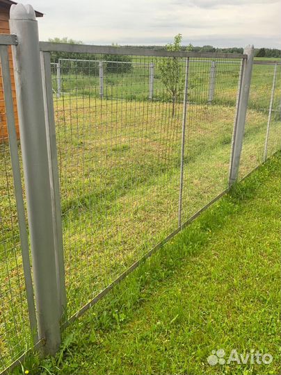 Забор из сетки сварной бу