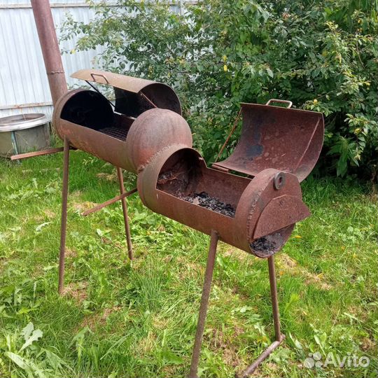 Мангал коптильня