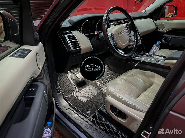 Автомобильный коврик из экокожи