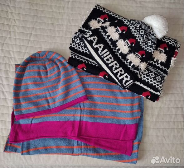 Комплект шапка и шарф