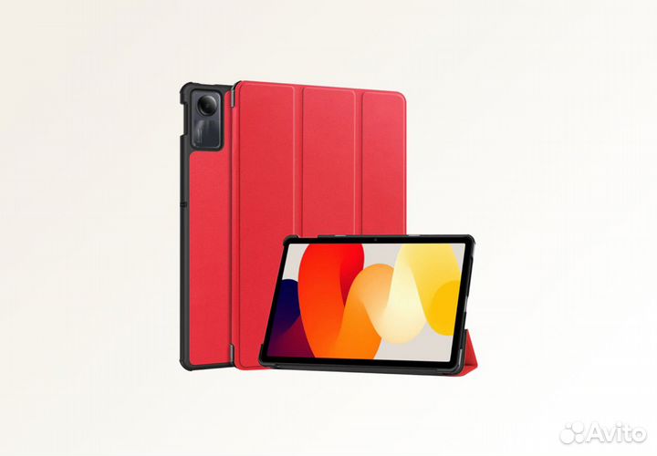 Чехол для планшета Xiaomi Redmi Pad SE (Красный)