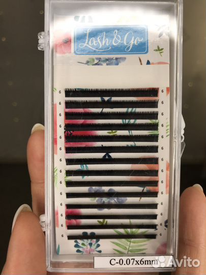 Ресницы lash&go микс