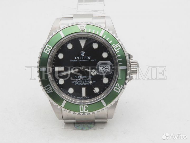 Часы Rolex Submariner “Kermit” 40mm 16610LV