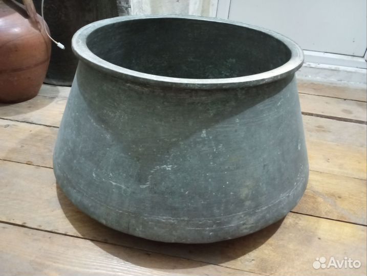 Старинный медный казан на 40 литров