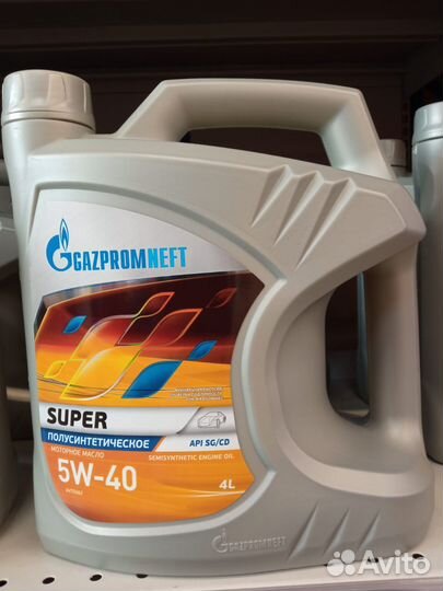 Масло моторное Gazpromneft Super 5W40 4л