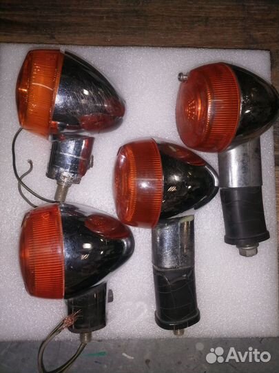 Поворотники, комплект перед и зад