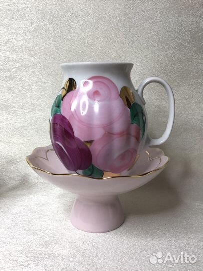 Молочник сливочник СССР шкатулка креманка Рига