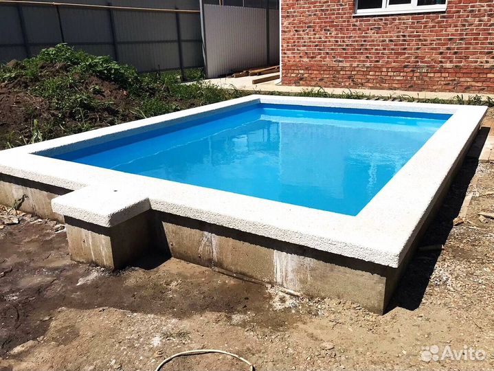 Бассейн 4x3 полипропиленовый