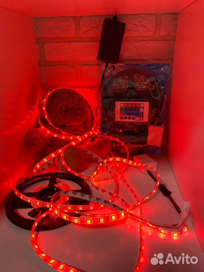 Светодиодная лента rgb led диодная подсветка 5м