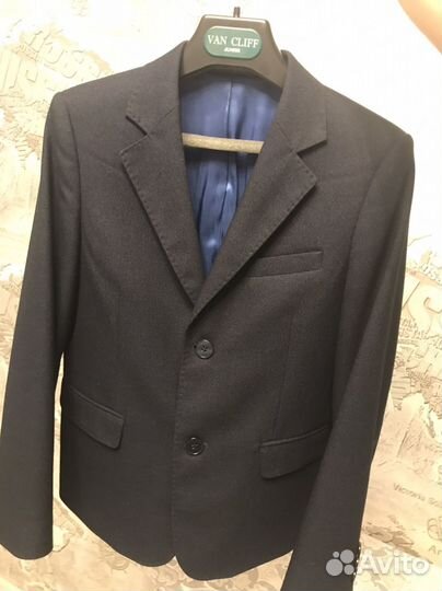 Школьный костюм для мальчика 140 синий