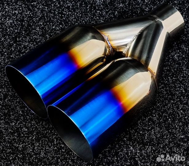 Насадка на глушитель двойная SS304 NEO - 63мм