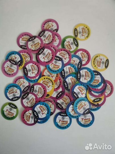 Фишки кэпсы 139 штук с битами