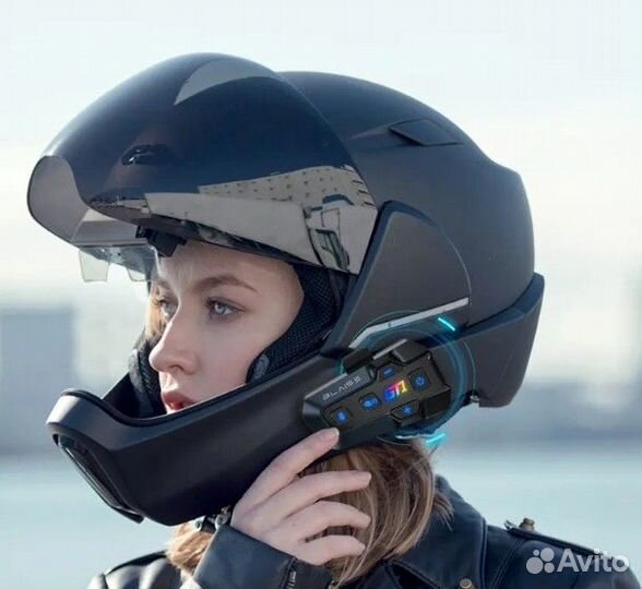 Мотогарнитура Blaise GT1 Helmet intercom Soft mic