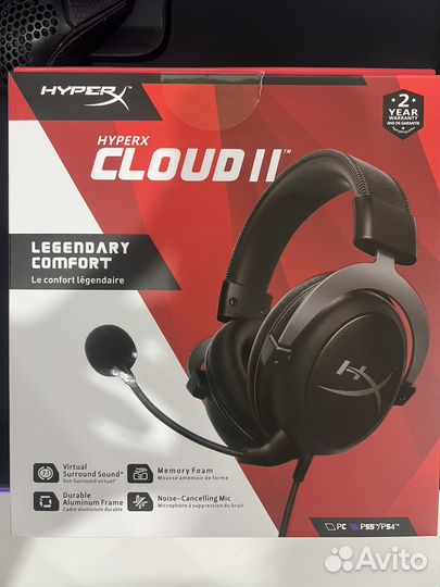 Наушники HyperX cloud 2