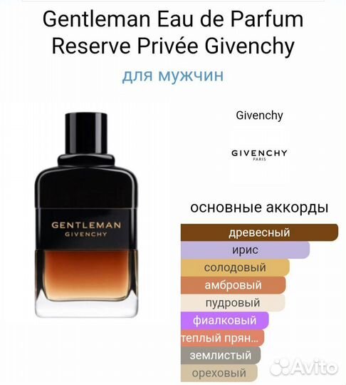 Givenchy Gentleman/распив