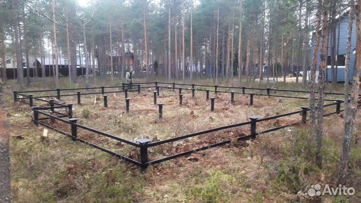 Фундамент из винтовых свай