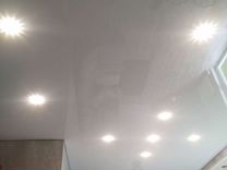 Белые светильники для натяжных потолков фото