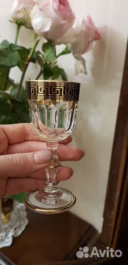 Хрустальные бокалы versace для шампанского