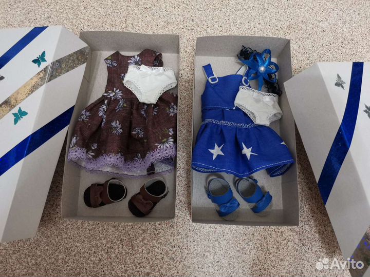 Подарочные наборы с одеждой и обувью для куклы Пао