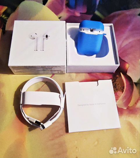 Беспроводные наушники AirPods 2 Premium +чехол