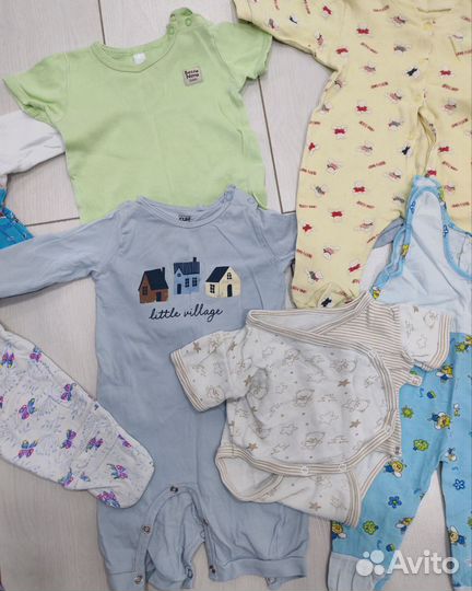 Вещи пакетом для мальчика 62-74